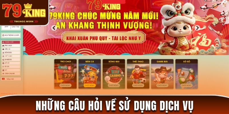 Câu trả lời về sản phẩm dịch vụ được hỏi nhiều nhất