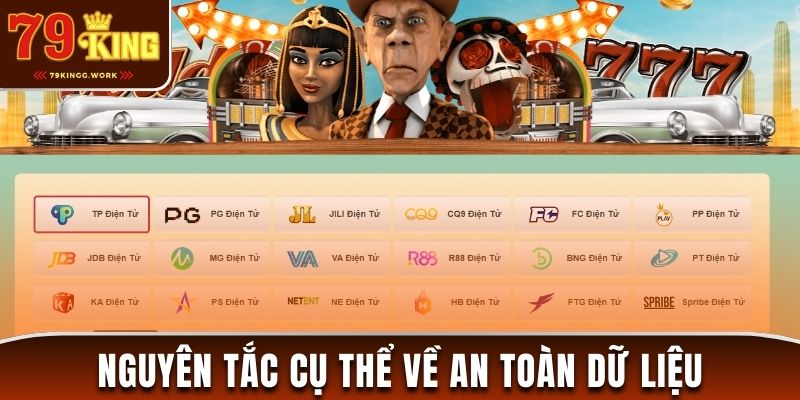 Nguyên tắc cụ thể về an toàn dữ liệu