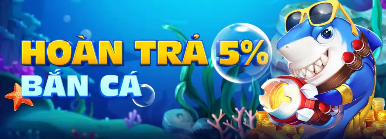 Hoàn trả 5% tại sân chơi bắn cá 79king